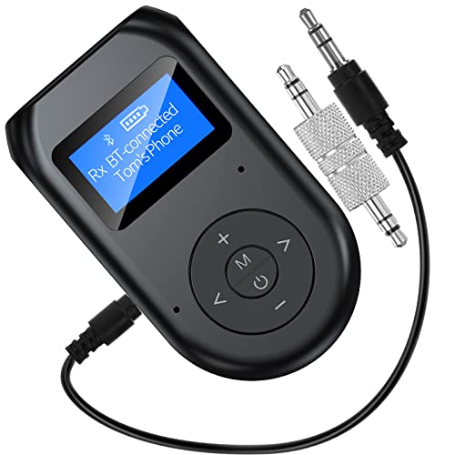 RIOUSV Bluetooth Transmitter Receiver, 4-in-1 Bluetooth 5.0 Visible - RIOUSV Bluetooth Transmitter Receiver, 4-in-1 Bluetooth 5.0 Visible - Travelking
