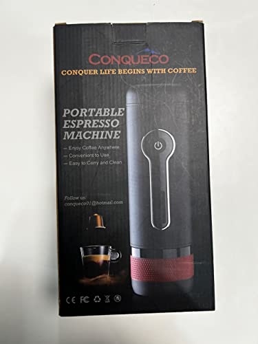 CONQUECO Portable Coffee Maker: 12V Travel Espresso Machine - CONQUECO Portable Coffee Maker: 12V Travel Espresso Machine - Travelking