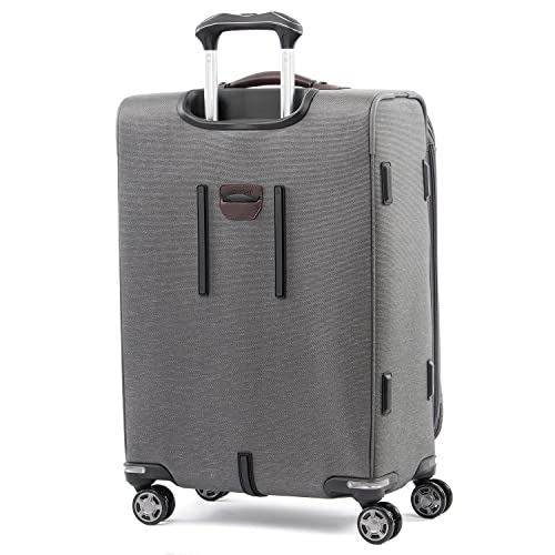 Travelpro Platinum Elite Softside Expandable Luggage, 8 Wheel - Travelpro Platinum Elite Softside Expandable Luggage, 8 Wheel - Travelking