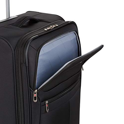 SwissGear 4010 Softside Luggage with Spinner Wheels, Black - SwissGear 4010 Softside Luggage with Spinner Wheels, Black - Travelking