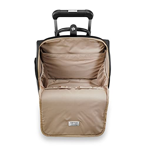 Briggs & Riley Rhapsody Softside Underseat Carry On Cabin Spinner, Black - Briggs & Riley Rhapsody Softside Underseat Carry On Cabin Spinner, Black - Travelking