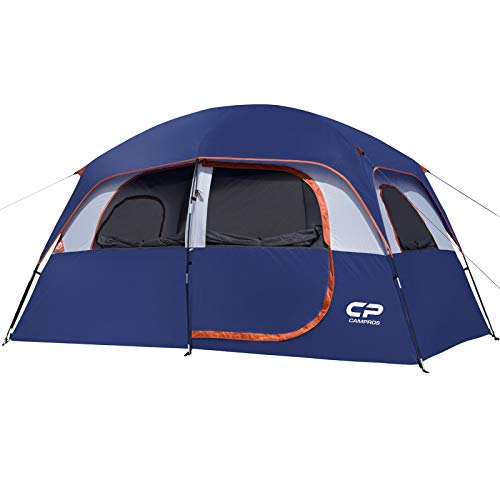CAMPROS CP Tent-6-Person-Camping-Tent, Waterproof, Windproof - CAMPROS CP Tent-6-Person-Camping-Tent, Waterproof, Windproof - Travelking