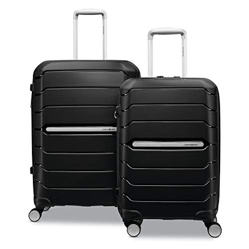 Samsonite Freeform Hardside Expandable Luggage, Black, 2PC, Carry-on - Samsonite Freeform Hardside Expandable Luggage, Black, 2PC, Carry-on - Travelking
