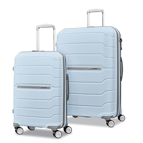 Samsonite Freeform Hardside Expandable Luggage | Powder Blue | 2PC Carry-on - Samsonite Freeform Hardside Expandable Luggage | Powder Blue | 2PC Carry-on - Travelking