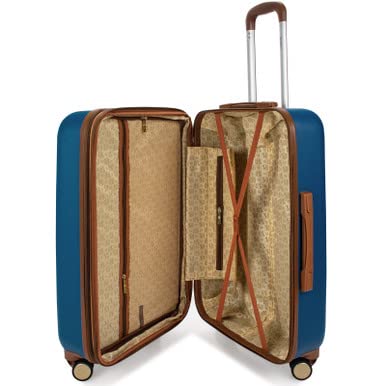 Badgley Mischka Mia 3 Piece Expandable Retro Luggage Set - Badgley Mischka Mia 3 Piece Expandable Retro Luggage Set - Travelking