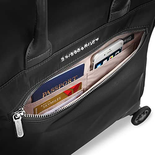 Briggs & Riley Rhapsody Softside Underseat Carry On Cabin Spinner, Black - Briggs & Riley Rhapsody Softside Underseat Carry On Cabin Spinner, Black - Travelking