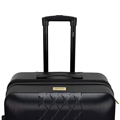 Badgley Mischka Modern trolley Diamond 3 Piece Expandable Spinner - Badgley Mischka Modern trolley Diamond 3 Piece Expandable Spinner - Travelking