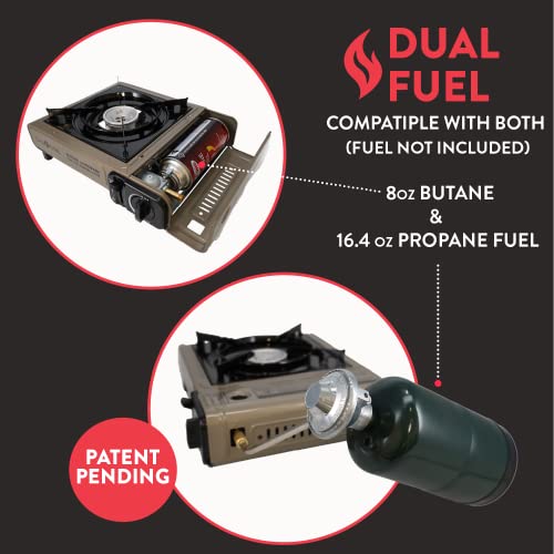 Gas One GS-3400P Propane or Butane Stove Dual Fuel Stove - Gas One GS-3400P Propane or Butane Stove Dual Fuel Stove - Travelking