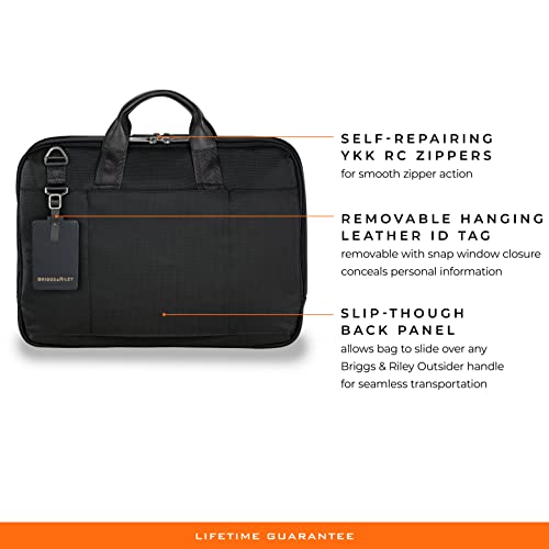 Briggs & Riley @ Work-Brief, Black, Medium - Briggs & Riley @ Work-Brief, Black, Medium - Travelking