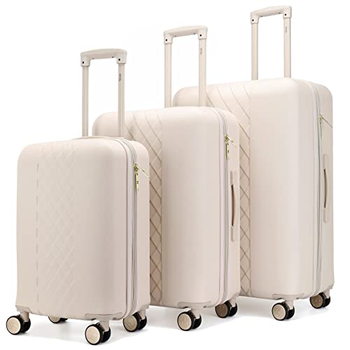 Badgley Mischka Diamond 3 Piece Expandable Luxury Luggage Set - Badgley Mischka Diamond 3 Piece Expandable Luxury Luggage Set - Travelking