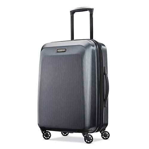 American Tourister Moonlight Hardside Expandable Luggage, Anthracite - American Tourister Moonlight Hardside Expandable Luggage, Anthracite - Travelking