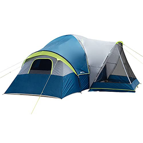 Dome Tent Ozark Trail 10-Person Family Camping Tent with 3 Rooms - Dome Tent Ozark Trail 10-Person Family Camping Tent with 3 Rooms - Travelking