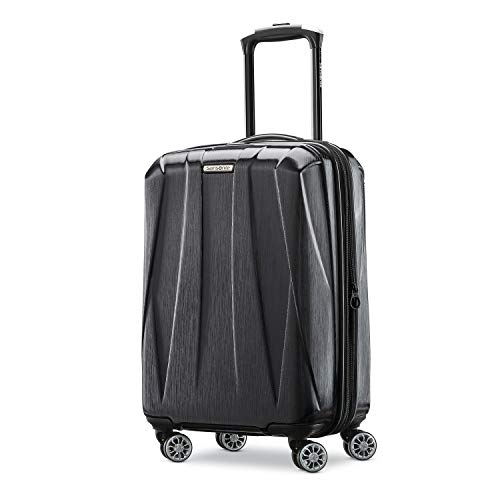 Samsonite Centric 2 Hardside Expandable Luggage with Spinners, Black, Carry-On 20"