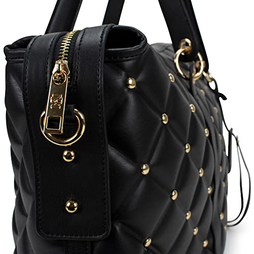 Badgley Mischka Quilted Weekender Bag, Black - Badgley Mischka Quilted Weekender Bag, Black - Travelking