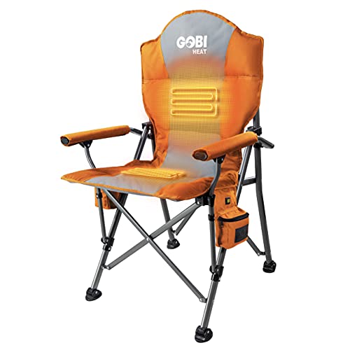 Terrain Heated Camping Chair - 9 hrs of Heat | with Battery & Charging Cable - Terrain Heated Camping Chair - 9 hrs of Heat | with Battery & Charging Cable - Travelking
