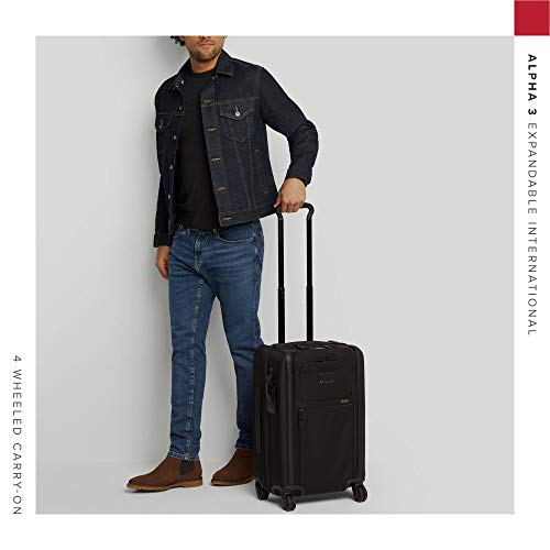 TUMI - Alpha 3 Expandable International 4 Wheeled Carry-On Luggage - TUMI - Alpha 3 Expandable International 4 Wheeled Carry-On Luggage - Travelking