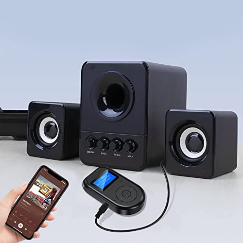 RIOUSV Bluetooth Transmitter Receiver, 4-in-1 Bluetooth 5.0 Visible - RIOUSV Bluetooth Transmitter Receiver, 4-in-1 Bluetooth 5.0 Visible - Travelking