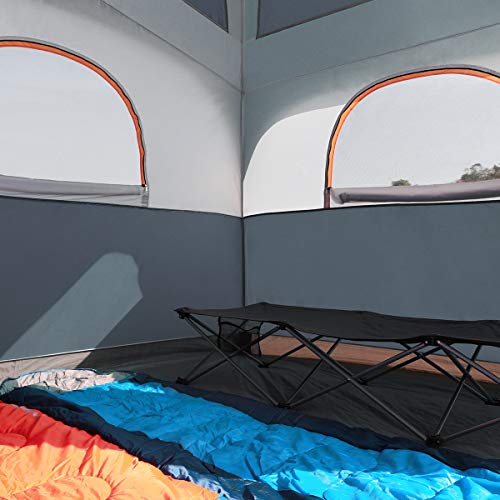 UNP Tents 6 Person Waterproof Windproof Easy Setup, Double Layer, Grey - UNP Tents 6 Person Waterproof Windproof Easy Setup, Double Layer, Grey - Travelking