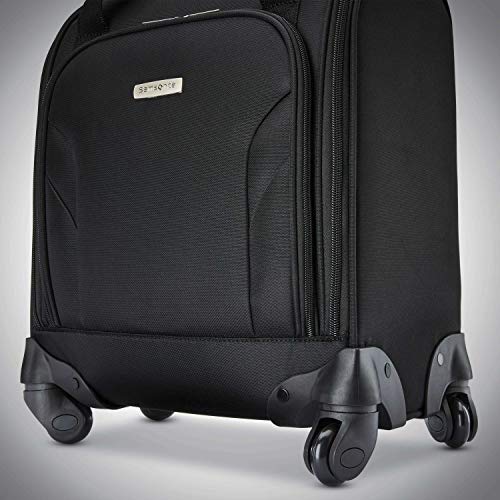 Samsonite Underseat Carry-On Spinner with USB Port, Jet Black - Samsonite Underseat Carry-On Spinner with USB Port, Jet Black - Travelking