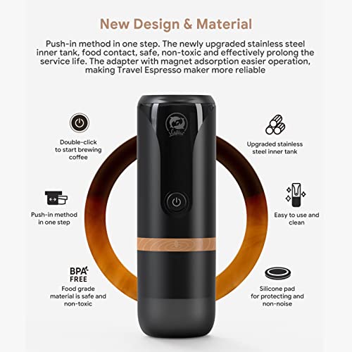 Portable Mini Battery Espresso Machine with 3-4 Mins Self-Heating - Portable Mini Battery Espresso Machine with 3-4 Mins Self-Heating - Travelking