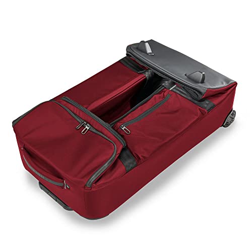Briggs & Riley ZDX Upright Rolling Duffel Bag, Brick - Briggs & Riley ZDX Upright Rolling Duffel Bag, Brick - Travelking