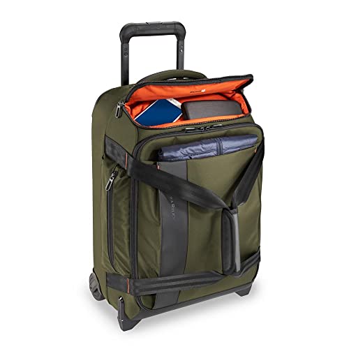 Briggs & Riley ZDX Upright Rolling Duffel Bag, Hunter, Carry-On - Briggs & Riley ZDX Upright Rolling Duffel Bag, Hunter, Carry-On - Travelking