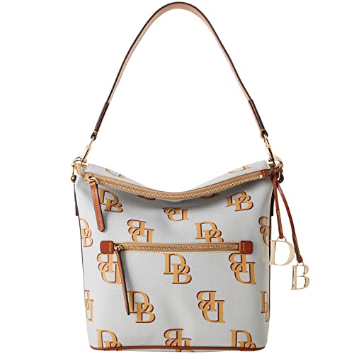 Dooney & Bourke Handbag, Monogram Large Sac Shoulder Bag - Ash - Dooney & Bourke Handbag, Monogram Large Sac Shoulder Bag - Ash - Travelking