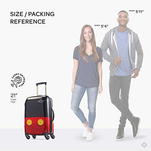 American Tourister Disney Hardside Luggage with Spinner Wheels, Carry-On 21"