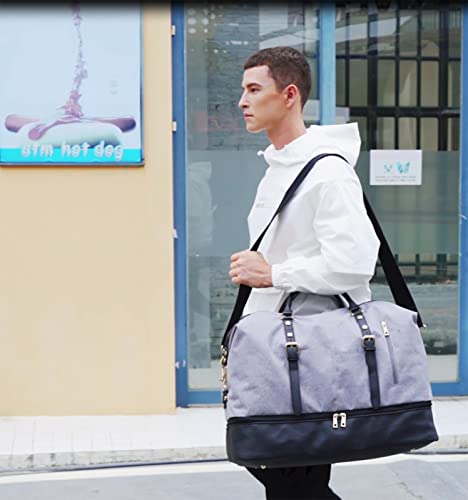 Weekender Carry On Tote Duffel Overnight Bag for Men and Women - Weekender Carry On Tote Duffel Overnight Bag for Men and Women - Travelking