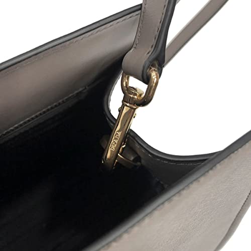 Prada Argilla Gray Saffiano Lux Leather Large Satchel Handbag - Prada Argilla Gray Saffiano Lux Leather Large Satchel Handbag - Travelking