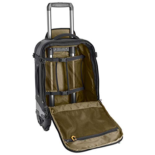 eagle creek Gear Warrior Carry Luggage Softside 4-Wheel Suitcase, Jet Black, 22"