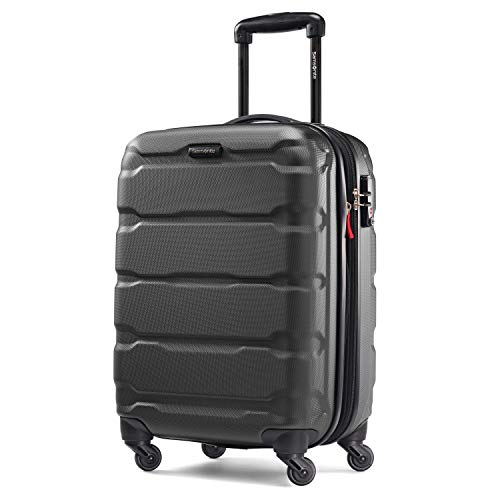 Samsonite Omni PC Hardside Expandable Luggage with Spinner Wheels, Black - Samsonite Omni PC Hardside Expandable Luggage with Spinner Wheels, Black - Travelking