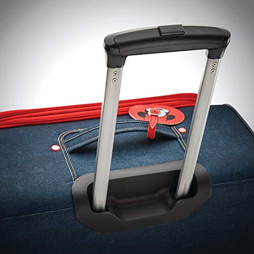 American Tourister Disney Softside Luggage with Spinner Wheels, Minnie Mouse Denim - American Tourister Disney Softside Luggage with Spinner Wheels, Minnie Mouse Denim - Travelking