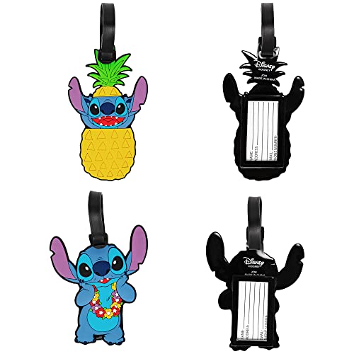 Disney Lilo & Stitch Experiment 626 PVC Luggage Tags, 4 Pc. - Disney Lilo & Stitch Experiment 626 PVC Luggage Tags, 4 Pc. - Travelking