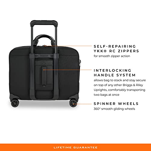 Briggs & Riley @ Work Rolling Briefcase, Black, Large - Briggs & Riley @ Work Rolling Briefcase, Black, Large - Travelking