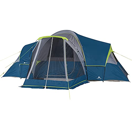 Dome Tent Ozark Trail 10-Person Family Camping Tent with 3 Rooms - Dome Tent Ozark Trail 10-Person Family Camping Tent with 3 Rooms - Travelking