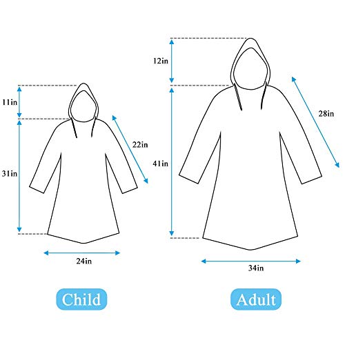 Rain Ponchos for Kids and Adults, Disposable Emergency Rain Ponchos - Rain Ponchos for Kids and Adults, Disposable Emergency Rain Ponchos - Travelking