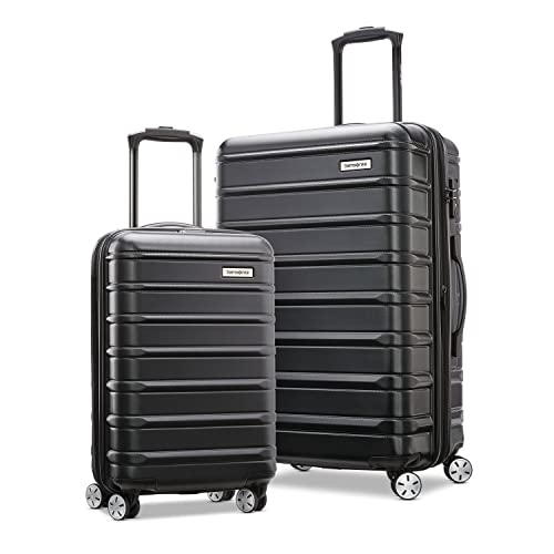 Samsonite Omni 2 Hardside Expandable Luggage, 2-Piece, Midnight Black - Samsonite Omni 2 Hardside Expandable Luggage, 2-Piece, Midnight Black - Travelking