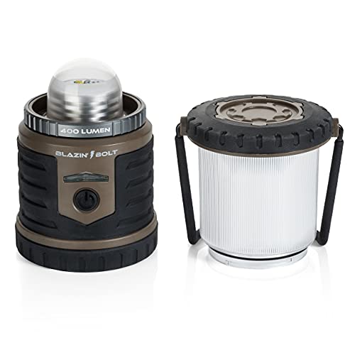 Blazin Bolt 400 Lumen Brightest LED Rechargeable Lantern - Blazin Bolt 400 Lumen Brightest LED Rechargeable Lantern - Travelking