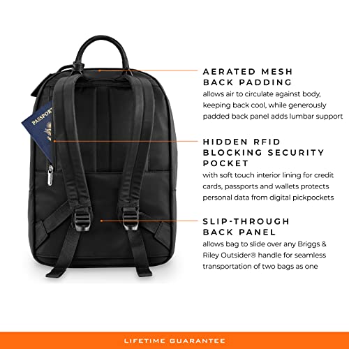 Briggs & Riley Rhapsody-Essential Backpack, Black, One Size - Briggs & Riley Rhapsody-Essential Backpack, Black, One Size - Travelking