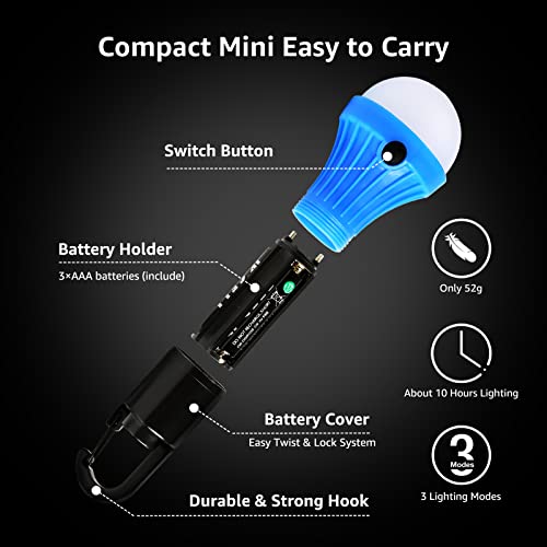 Lepro LED Camping Lantern, Camping Accessories, 3 Lighting Modes - Lepro LED Camping Lantern, Camping Accessories, 3 Lighting Modes - Travelking