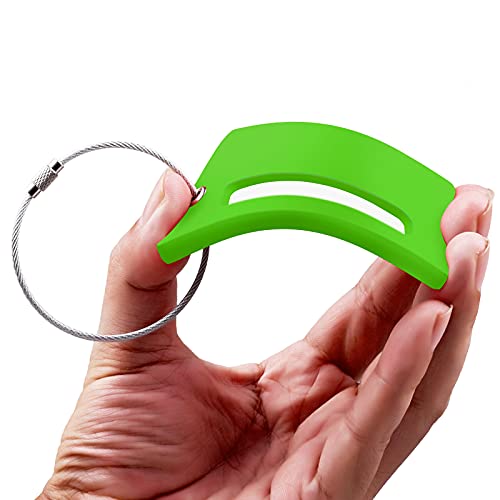 5 Pack Silicone Luggage Tag with 10 Pcs. Name Card - 5 Pack Silicone Luggage Tag with 10 Pcs. Name Card - Travelking