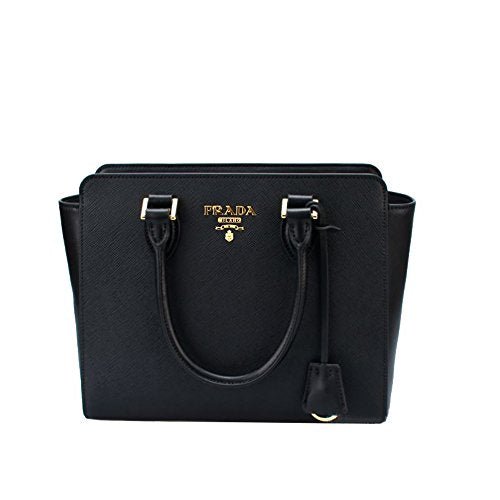 Prada Women's Saffiano Leather Shoulder Tote Handbag - Prada Women's Saffiano Leather Shoulder Tote Handbag - Travelking