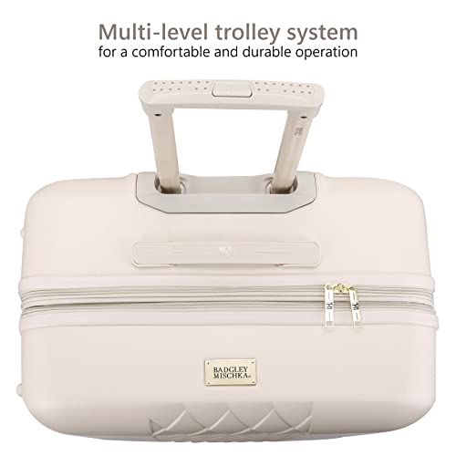 Badgley Mischka Diamond 3 Piece Expandable Luxury Luggage Set - Badgley Mischka Diamond 3 Piece Expandable Luxury Luggage Set - Travelking