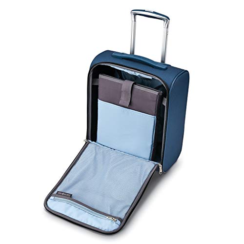 Samsonite Solyte DLX Softside Luggage, Mediterranean Blue, Underseater - Samsonite Solyte DLX Softside Luggage, Mediterranean Blue, Underseater - Travelking