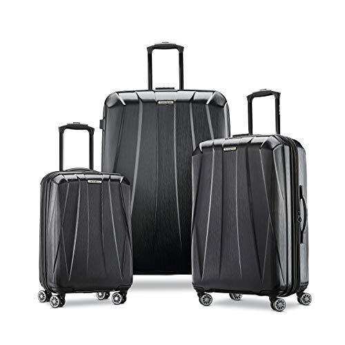 Samsonite Centric 2 Hardside Expandable Luggage with Spinners, Black, Carry-On 20"