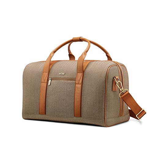 Hartmann Deluxe Weekend Duffel, Terracotta Herringbone - Hartmann Deluxe Weekend Duffel, Terracotta Herringbone - Travelking