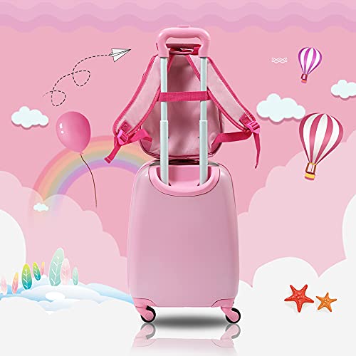 Sandinrayli Kid's Luggage Set with Spinner Wheels - Sandinrayli Kid's Luggage Set with Spinner Wheels - Travelking
