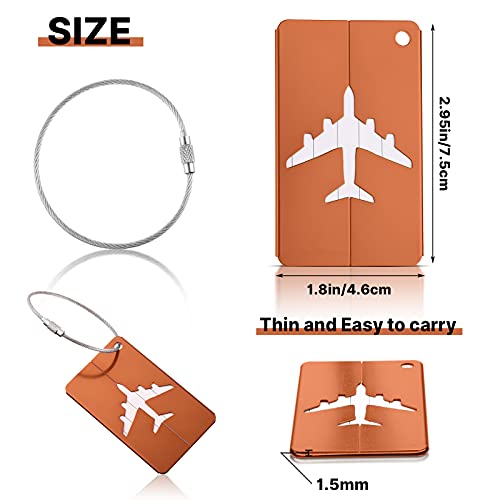 10 Piece Aluminum Luggage Tags - Mixed Colors - 10 Piece Aluminum Luggage Tags - Mixed Colors - Travelking