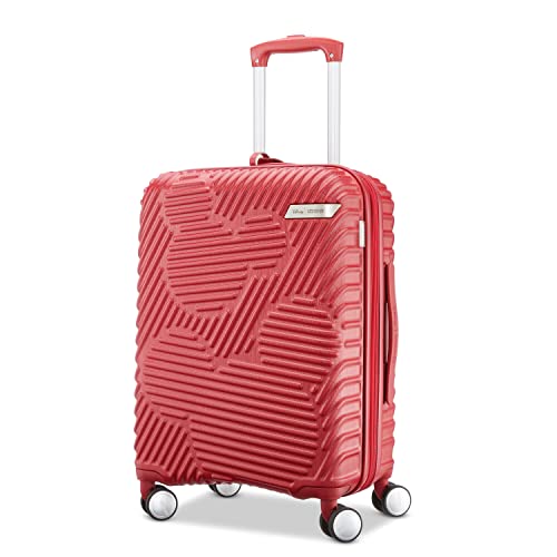 American Tourister Disney Molded Hardside Expandable Luggage with Spinner Wheels, Red - American Tourister Disney Molded Hardside Expandable Luggage with Spinner Wheels, Red - Travelking